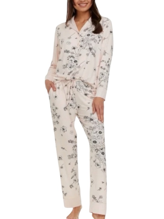 Flora Nikrooz Other - FLORA NIKROOZ Pink Floral Pajama Set Size XL — SUPER DUPER COMFORTABLE!!!